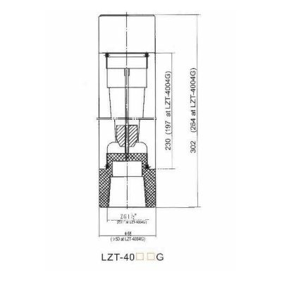 DÉBITMÈTRE LZT 4004G FLO40002 MBDL