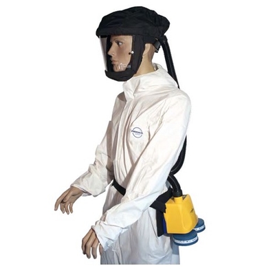 Visière avec cagoule souple à ventilation assistée réf. 6076