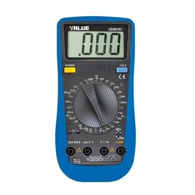 Multimètre digital avec thermocouple TF-VDM151 Value Teddington