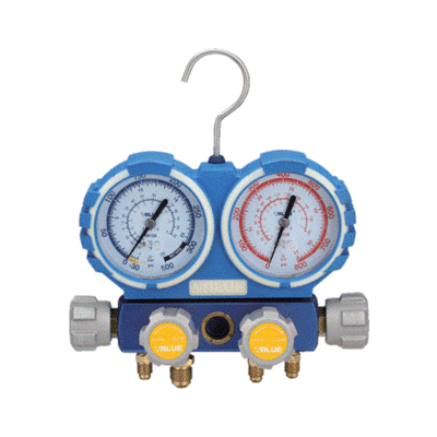 manomètre 4 voies R32 R410a R407C value teddington