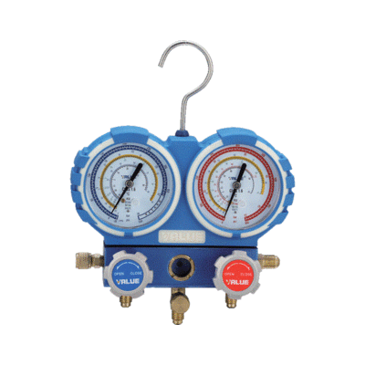 Manomètres 2 voies R410A, R407C, R32, R134a VALUE TF-VMG2-R410AA VALUE TEDDINGTON