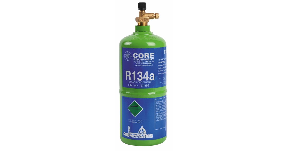 Bouteille réfrigérant rechargeable gaz R134a 750ml Core Equipment