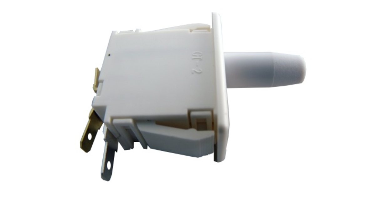 BOUTON-POUSSOIR HELICE/LUMIERE 4-FASTON Pour REFRIGERATEUR SCHOLTES