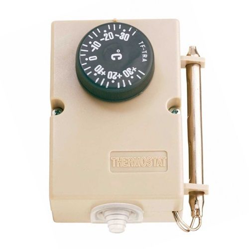 Thermostat Mécanique à Tube Capillaire – Régulation Température 0–120°C Pour Ventilateurs Ou Systèmes De Refroidissement