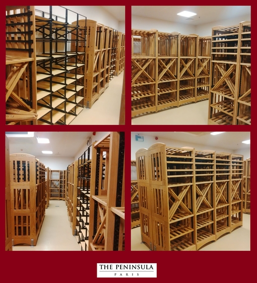 péninsula de Paris chambre froide cave à vin