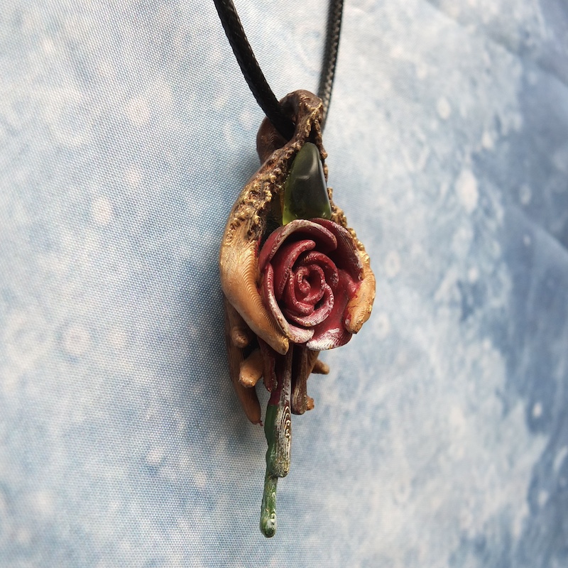 Pendentif Rosée du matin Péridote V2 2