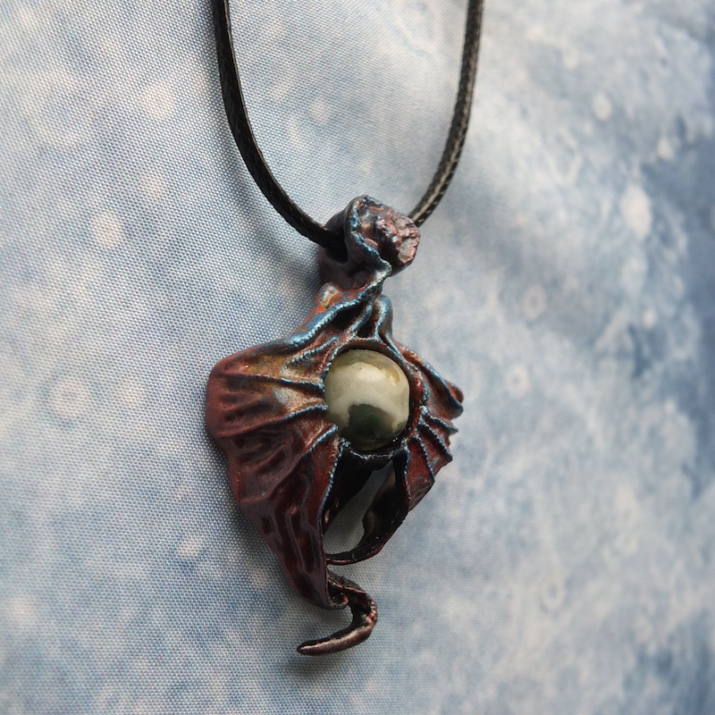 Pendentif Dragonnière Agate Arbre V2 2