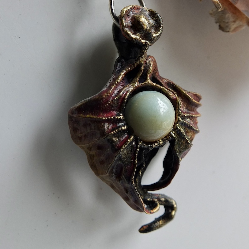 Boucles doreilles Dragonnières Agate V2 2