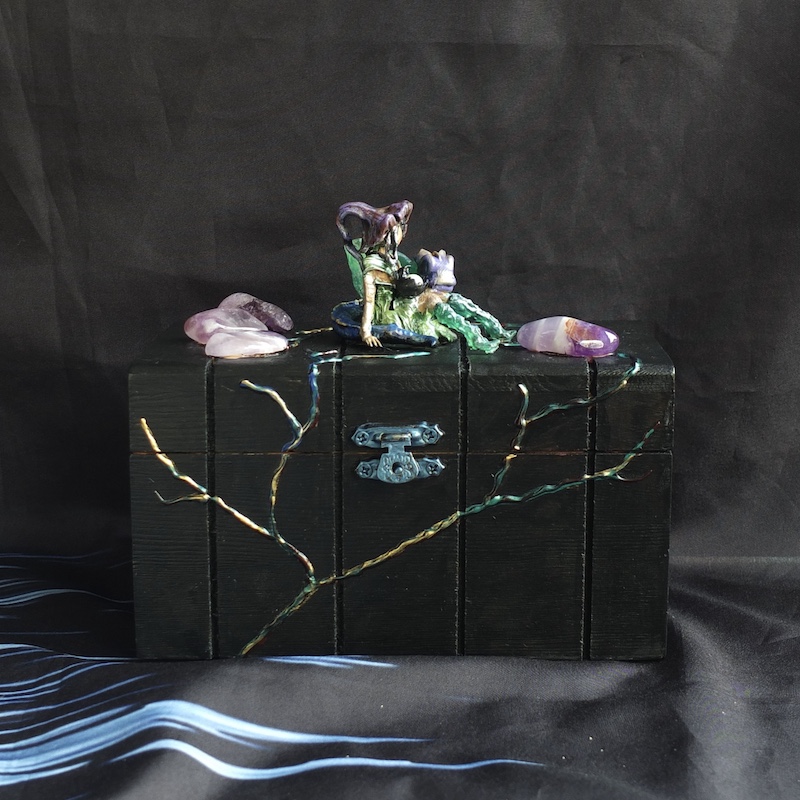 Coffret %22Un amour de Dragon%22 Améthyste Zonée 1