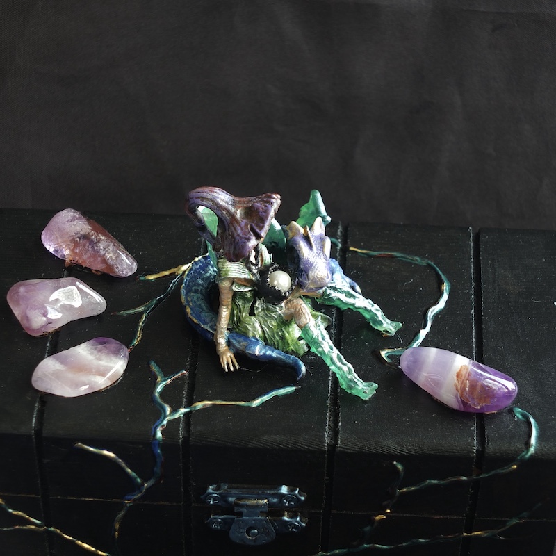 Coffret %22Un amour de Dragon%22 Améthyste Zonée 3