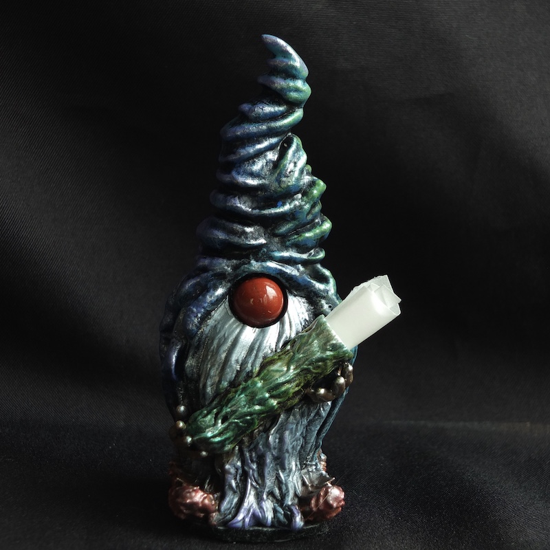 Figurine %22Espiègle et message%22 Jaspe rouge 1