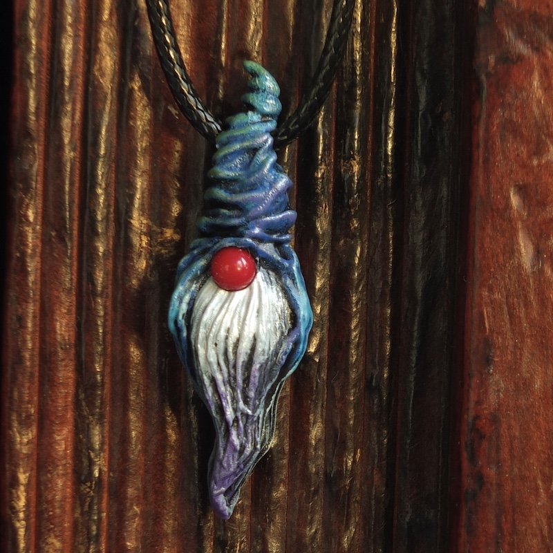 Pendentif %22Espiègle%22 Corail 1