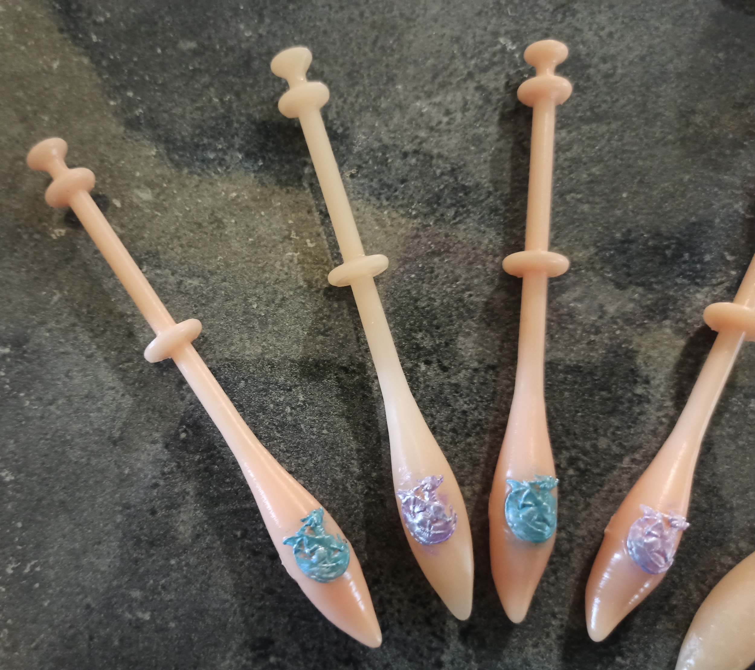 Fuseaux pour dentelle au fuseau artisanaux et personnalisables 2