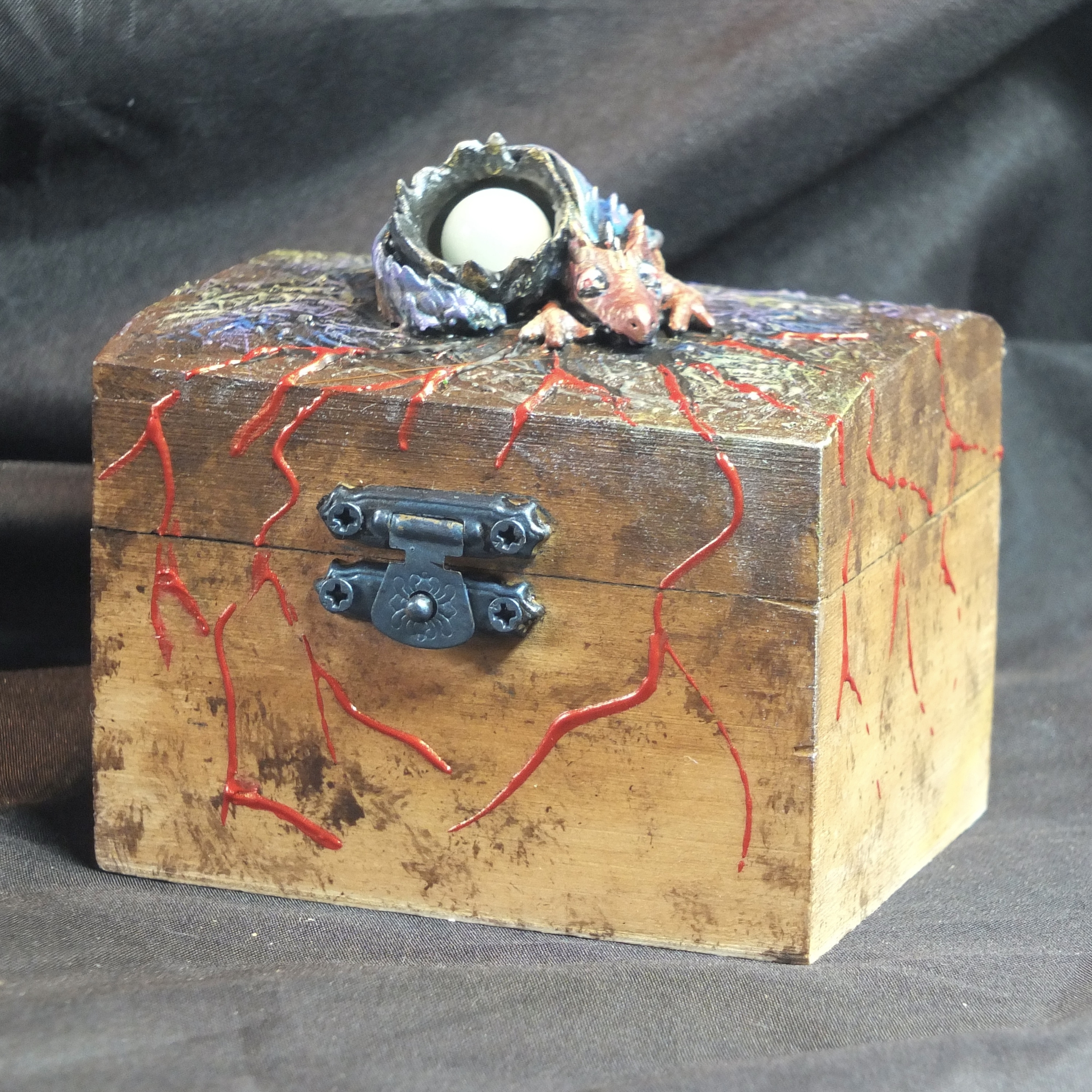 Coffret personnalisé BB Dragon avec figurine artisanale MM 1