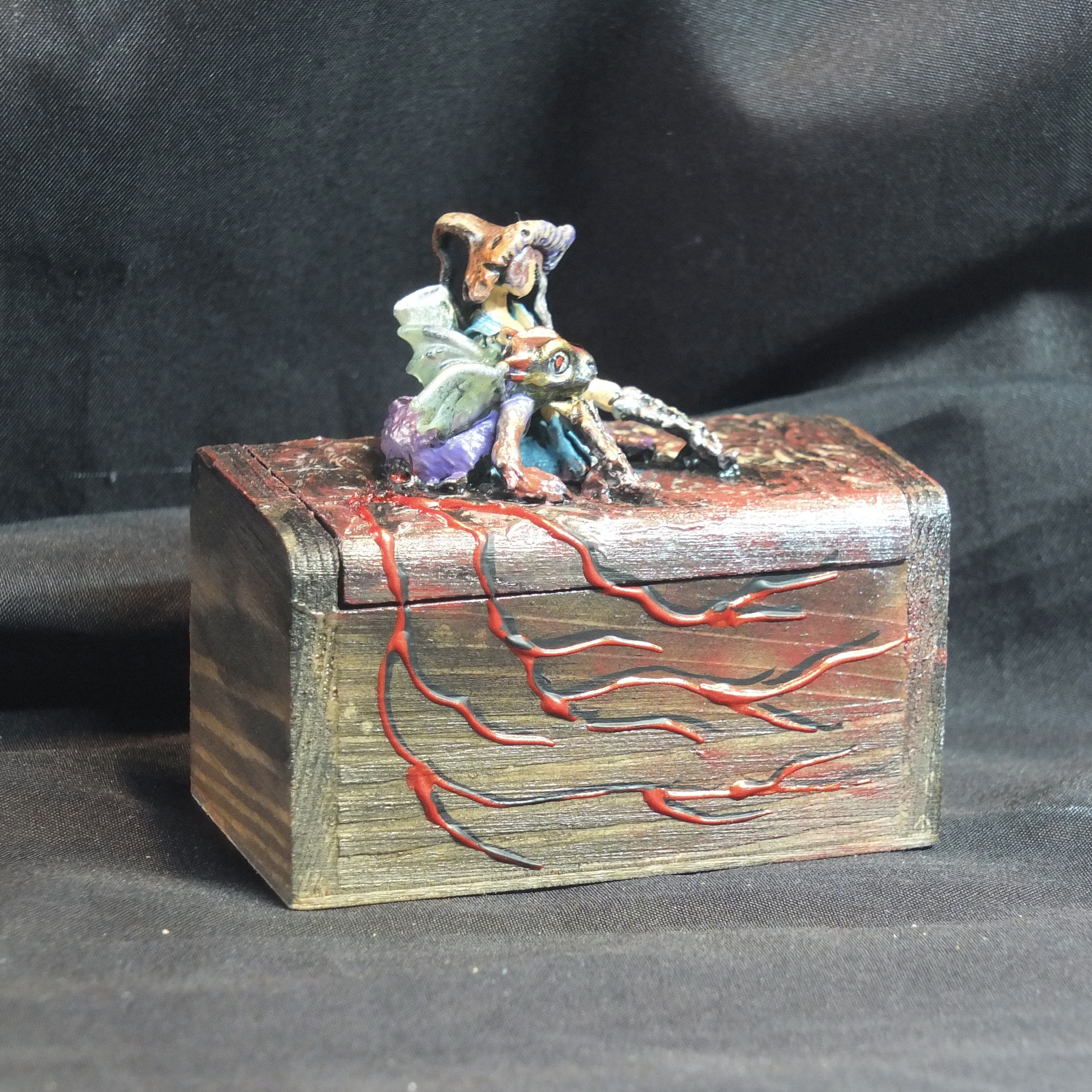 Coffret personnalisé Brindille et BB Dragon avec figurine artisanale V2 PM 1