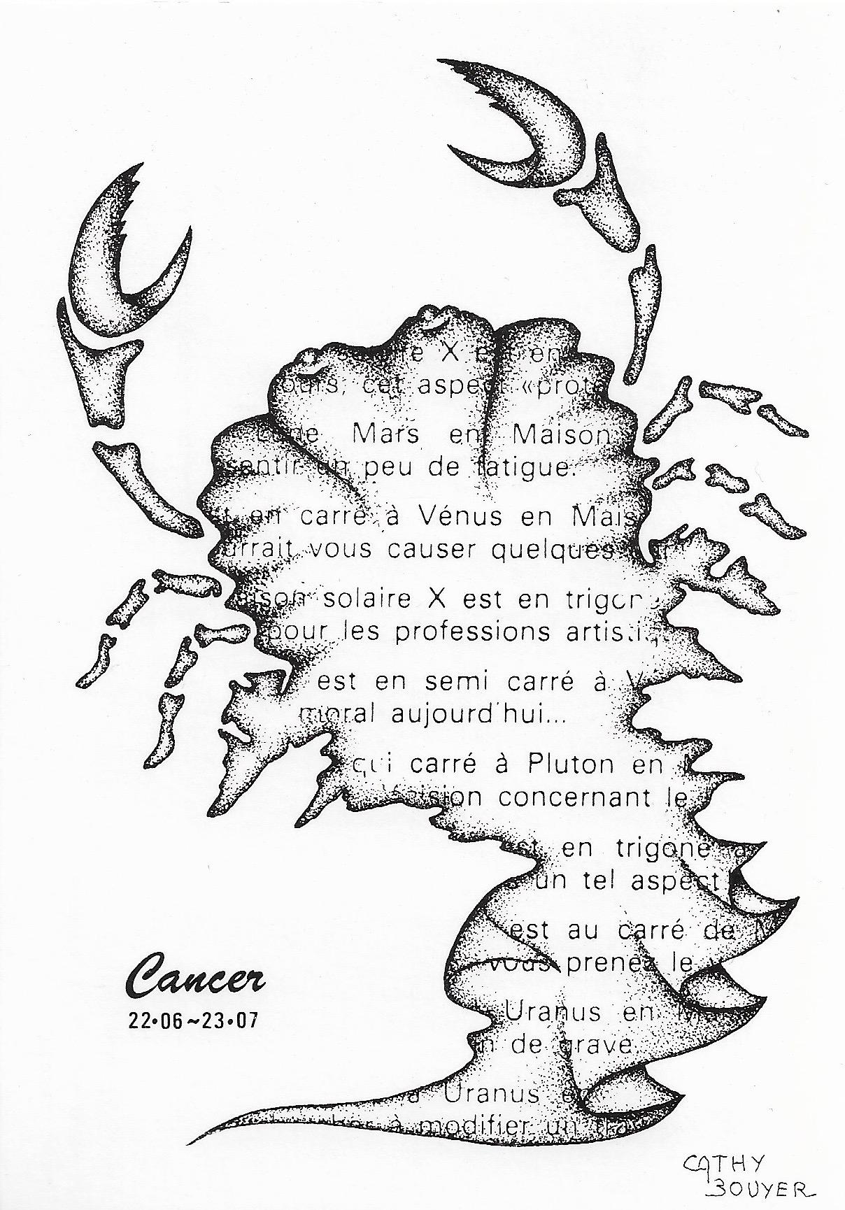 Signes du zodiaque Zod6 - Cancer