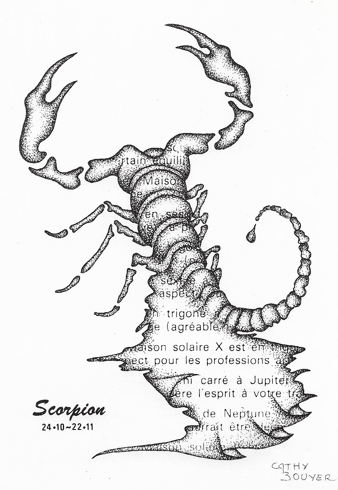 Signes du zodiaque Zod10 - Scorpion