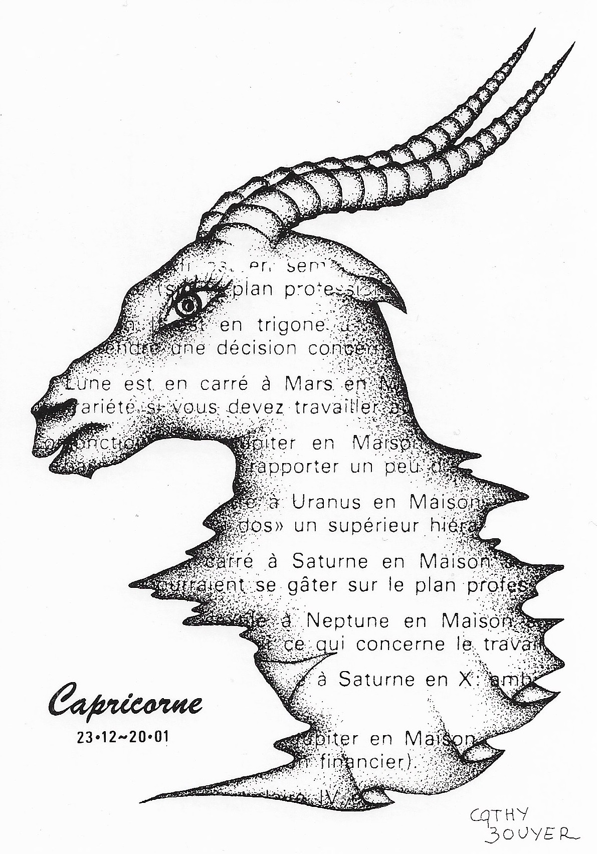 Signes du zodiaque Zod12 - Capricorne