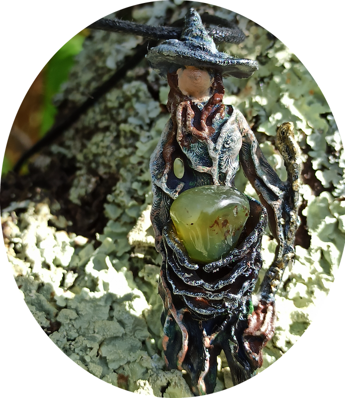 Pendentif Rumil. Pendentif pierre naturelle agate Gaia Cueilleurs. Le secret des lutins.jpg.jpg