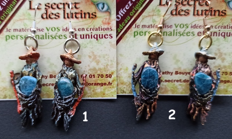 Boucles doreilles pierre naturelle Gaia Cueilleurs2