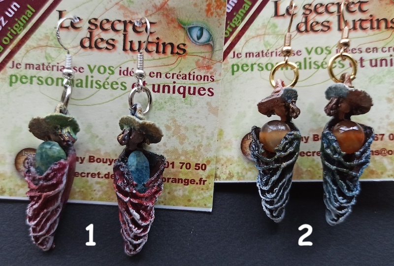 Boucles doreilles pierre naturelle Gaia Portefaix2