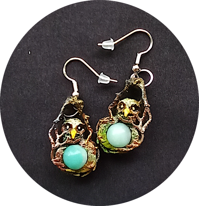 Chouette BO %22Caliawen%22 agate 2. Atelier Le secret des lutins