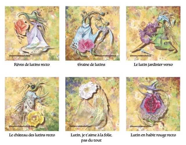 dessous de verre les lutins et les roses de chedigny le secret des lutins