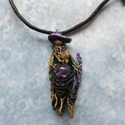 Pendentif Cueilleur améthyste V2