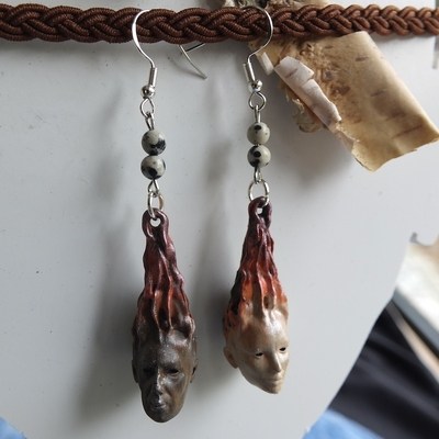 Boucles d'oreilles Amour volé V1