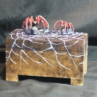 Coffret magique personnalisé La tisserande de rêves avec figurine artisanale GM 4