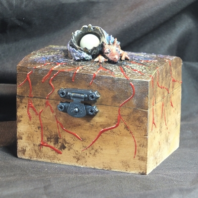 Coffret personnalisé BB Dragon avec figurine artisanale MM 1