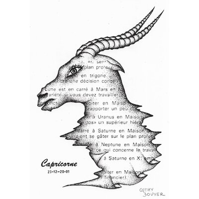 Signes du zodiaque Zod12 - Capricorne