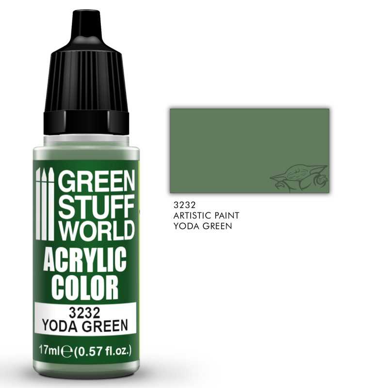 acrylic-color-yoda-green