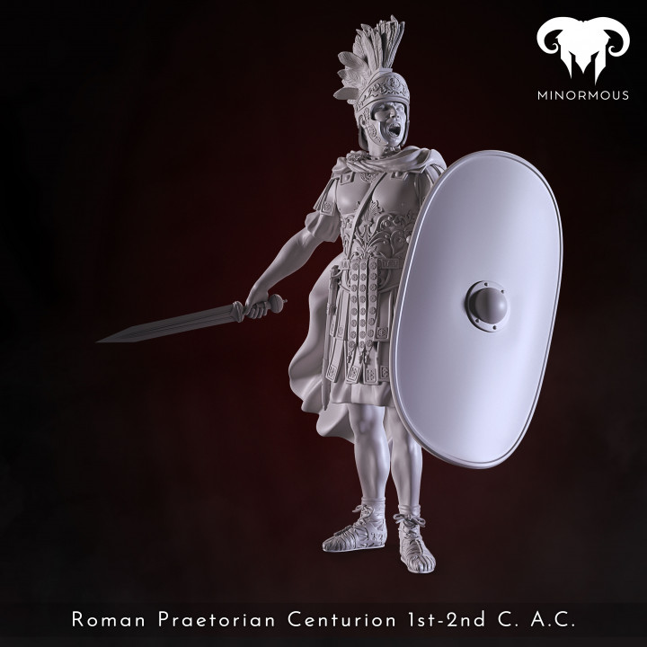 Centurion romain avec bouclier