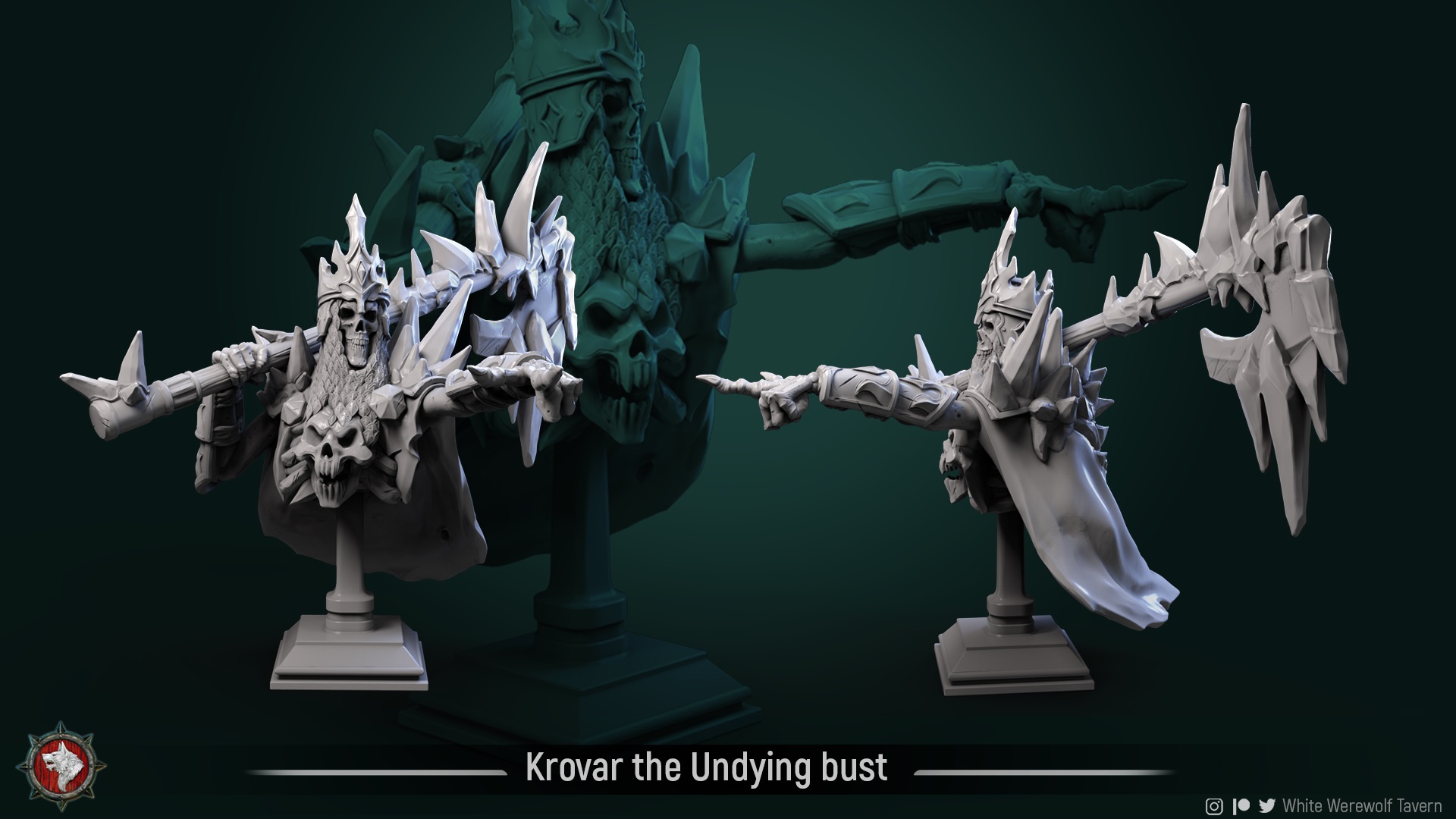 Krovar the undying bust