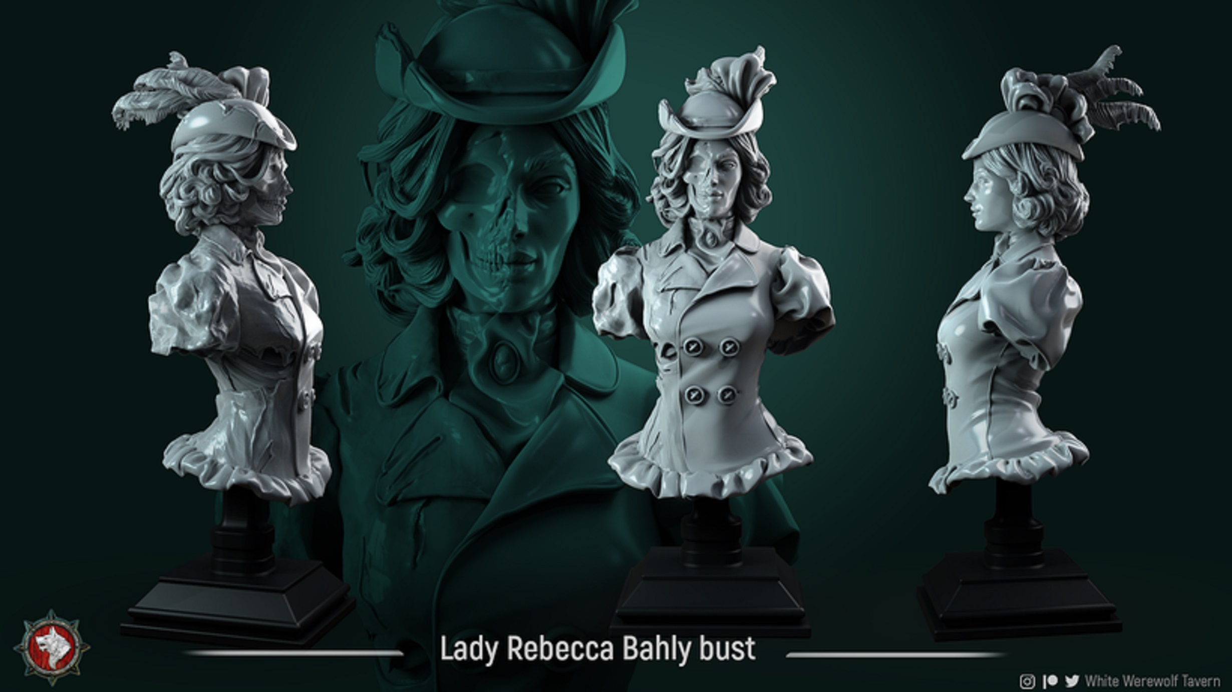 Lady Rebecca Bahly bust