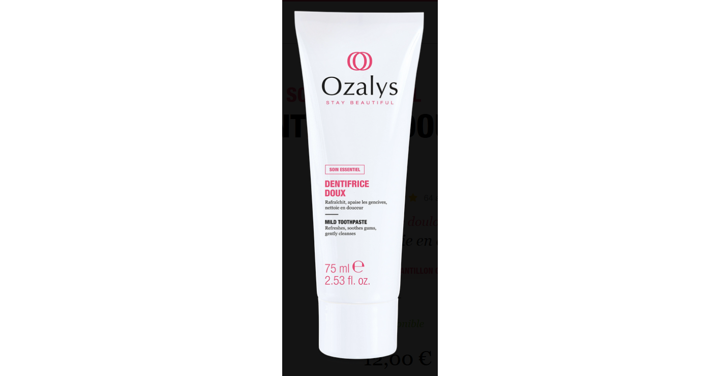 OZALYS DENTIFRICE DOUX