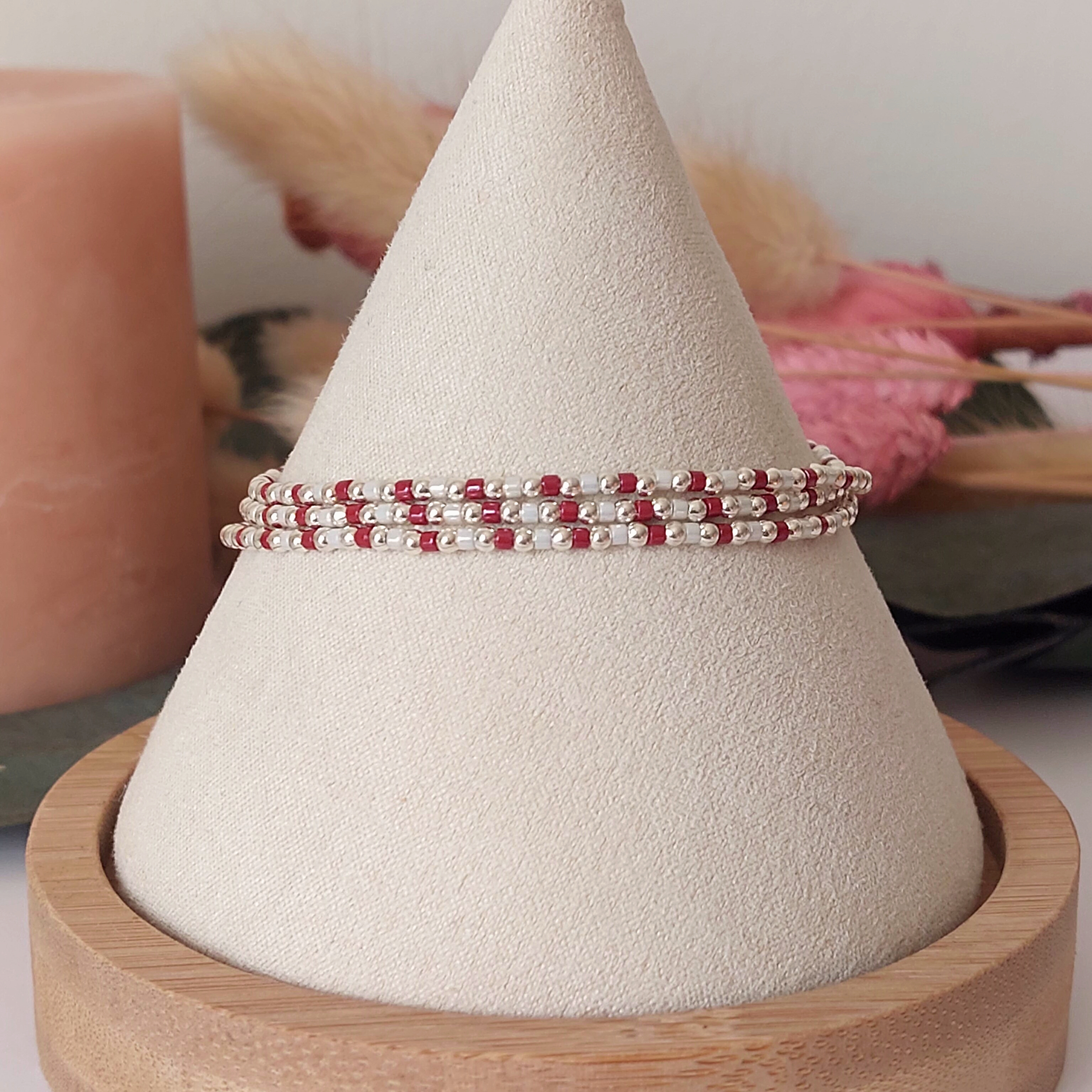 marianne-bracelet-argent-massif-3-tours-miyuki-rouge-linsolente-bijoux