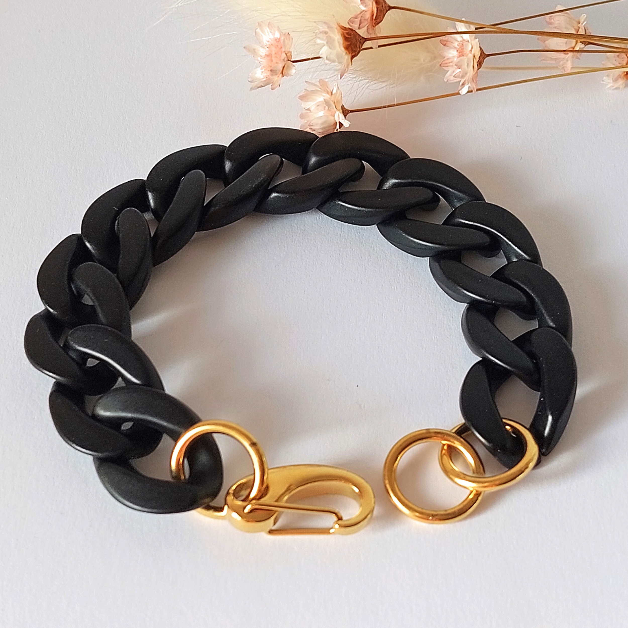 Bracelets Colorés Grosse Maille Acrylique - Actuel Diffusion