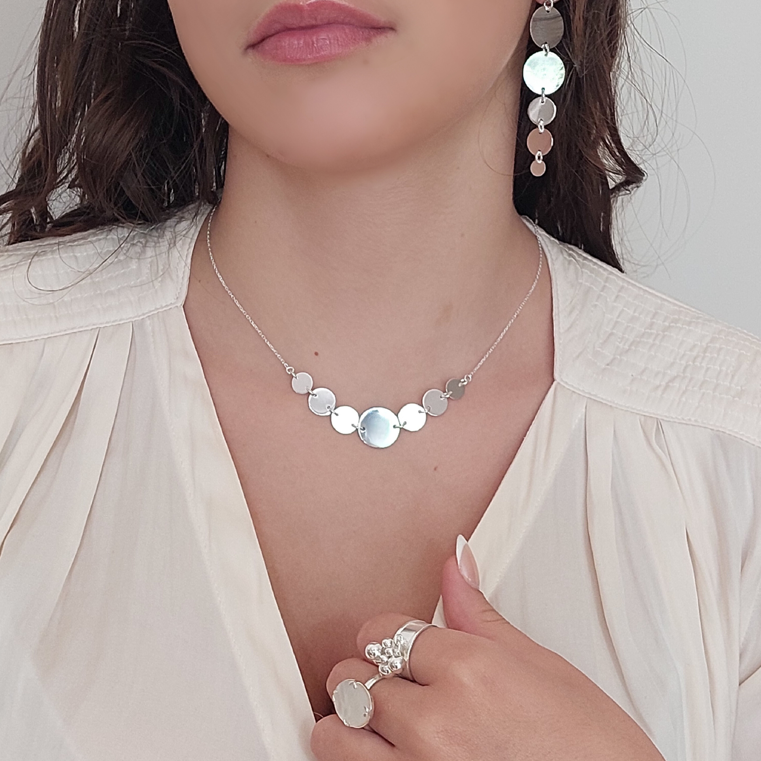 Boucles D'oreilles Pendantes Perle 75mm – Argent 925 – Garanti | Bijou Argent Perle Longue