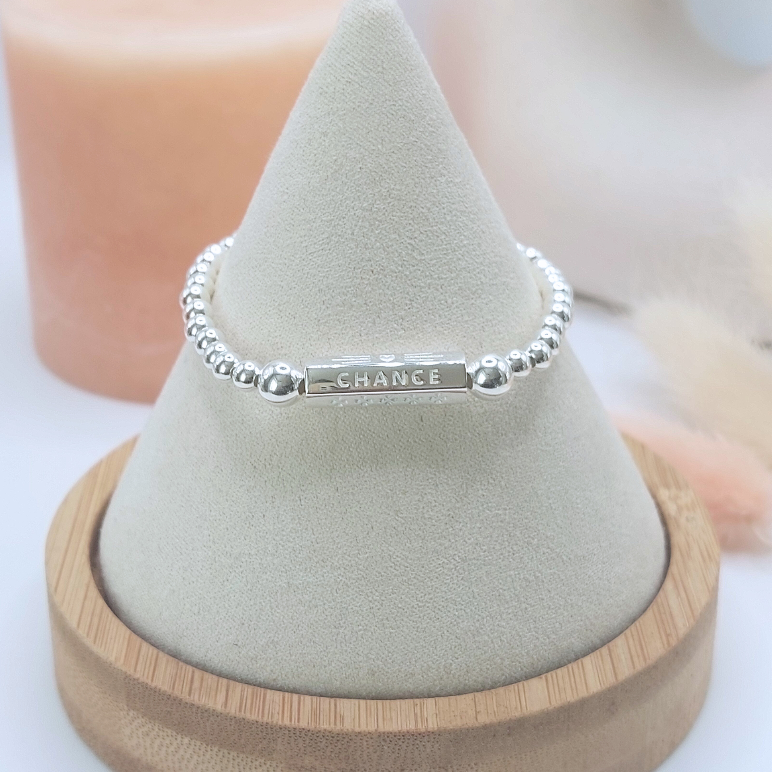Bracelet Ancien En Argent Massif 925 - Chaîne Longue, Occasion, Origine France