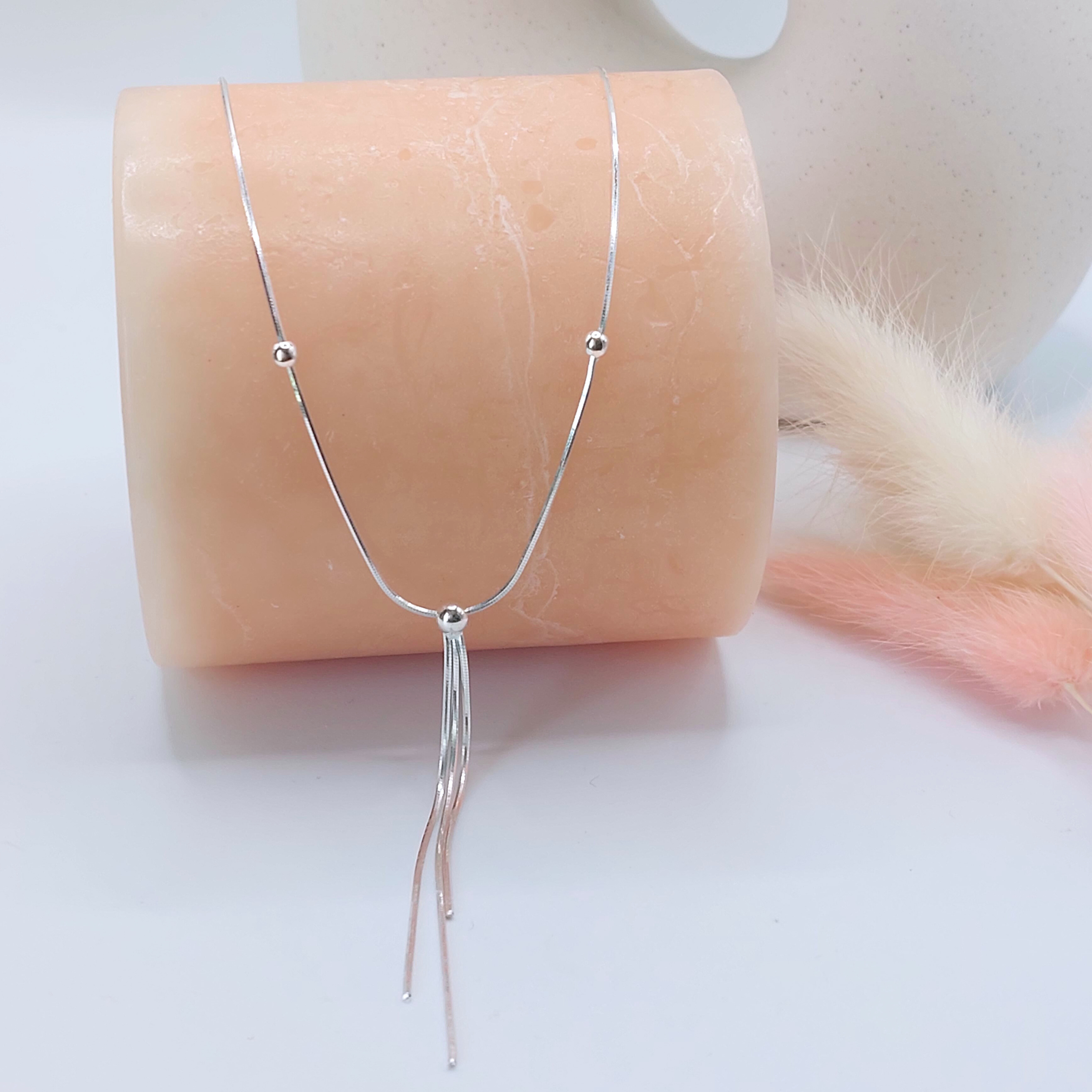 Collier Fantaisie En Argent 925 Pour Femme - Neuf Avec étiquettes - Livraison Gratuite