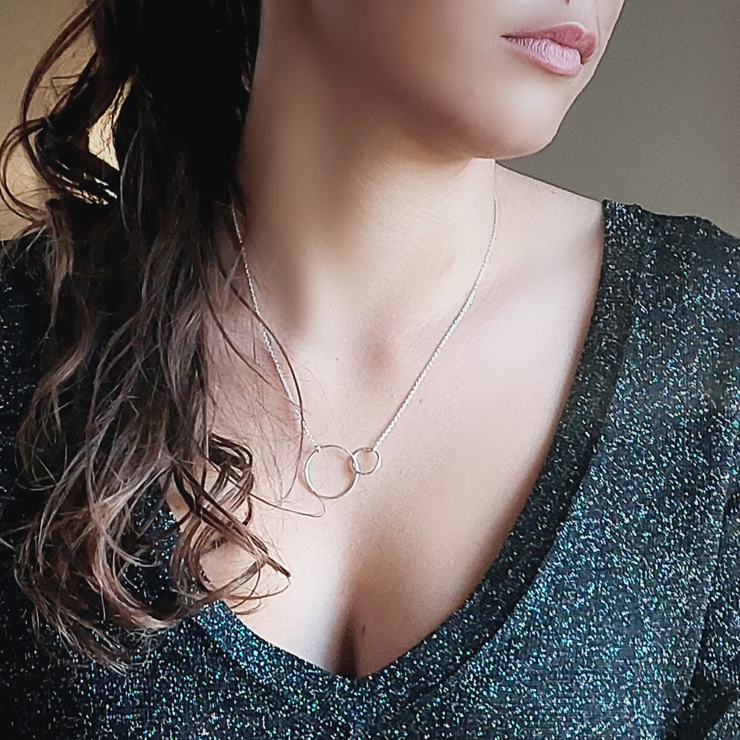 Collier En Argent Massif 925 - Modèle Occasion En Bon état