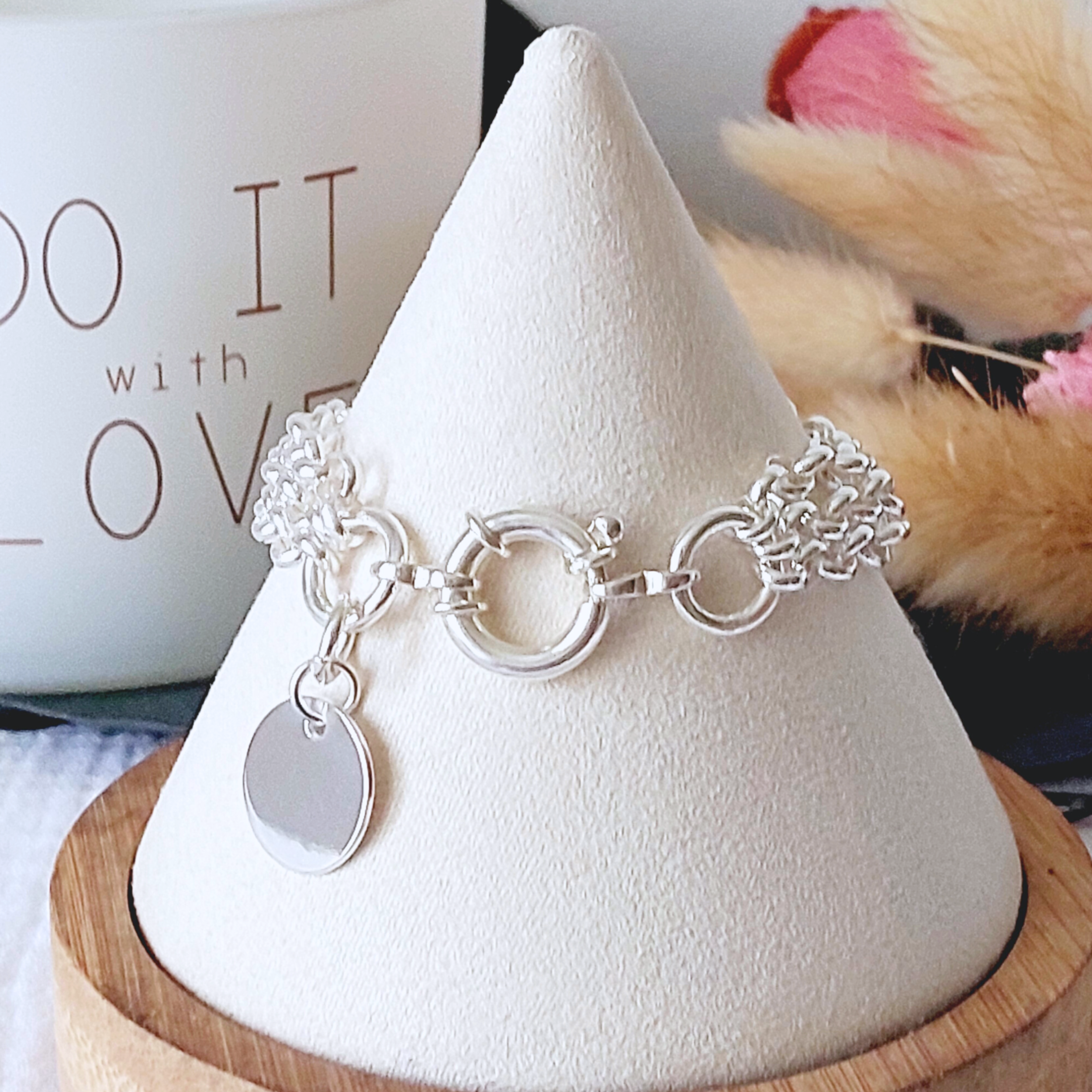 Bracelet argent femme JOY Chic Rock affirmé L'INSOLENTE