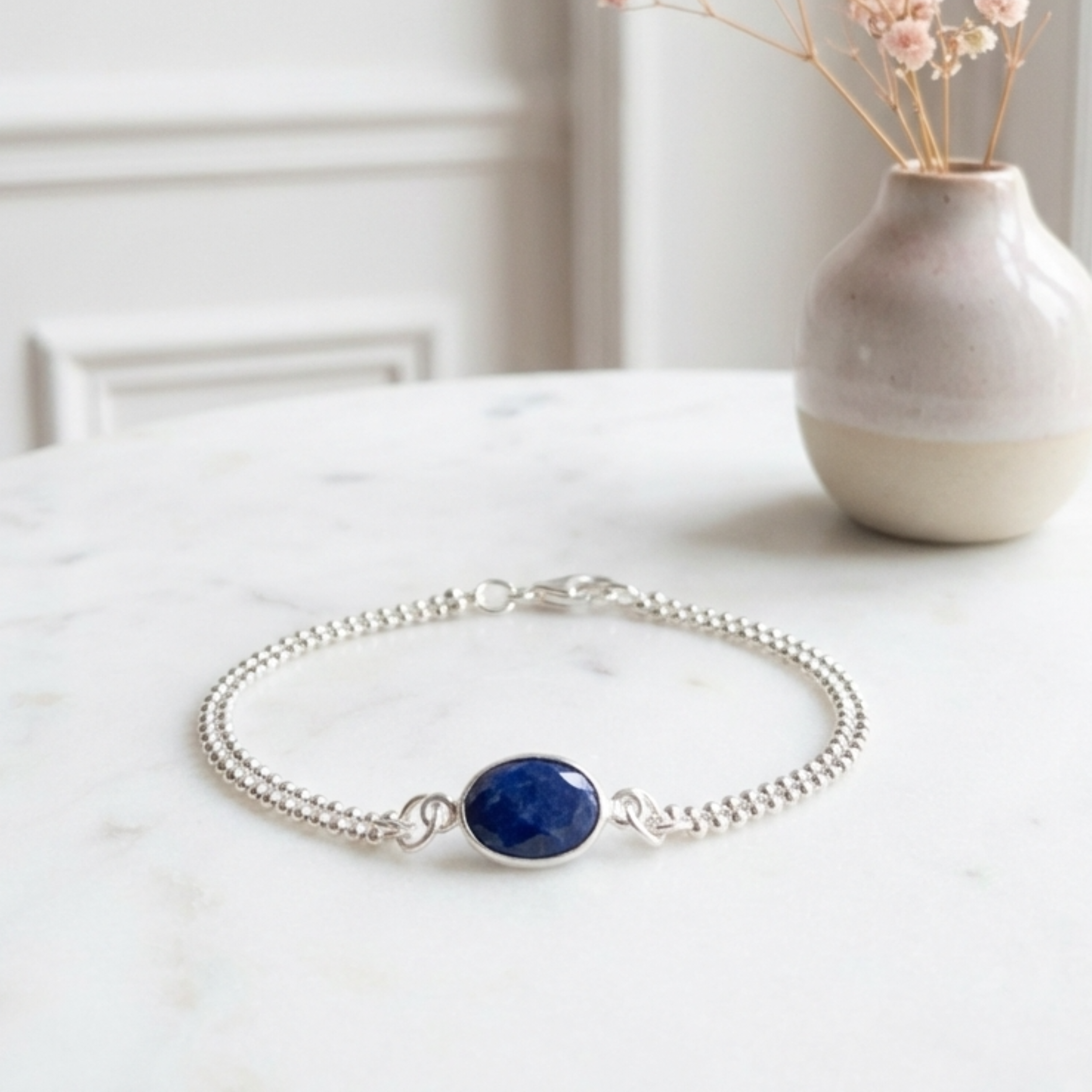bracelet-argent-925-massif-femme-chaîne-double-femme-lapis-lazuli-véritable-lithotherapie-l-insolente-bijoux