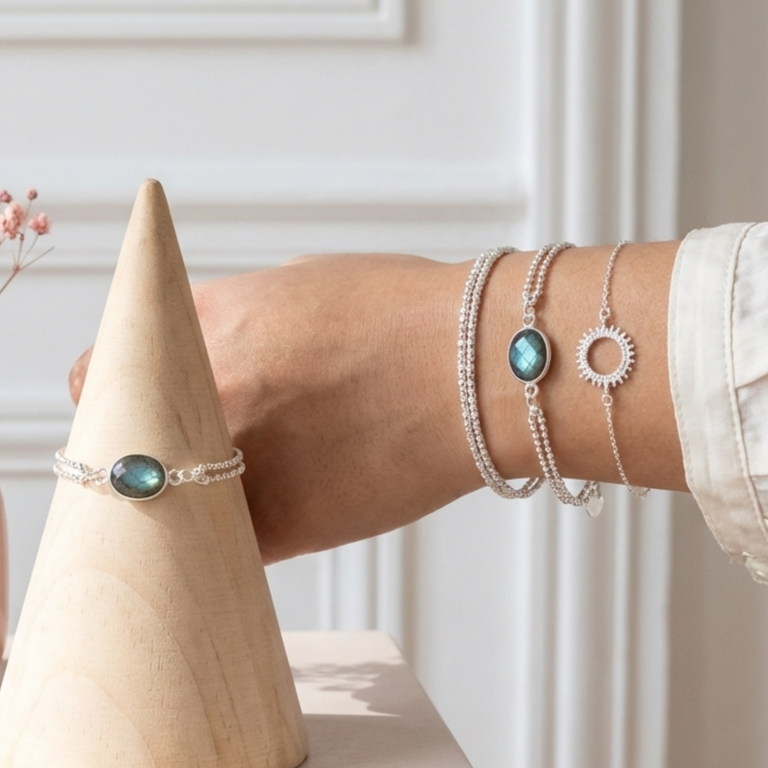 bracelet-argent-massif-925-femme-chaine-diamantée-labradorite-facette-veritable-lithotherapie-linsolente-bijoux