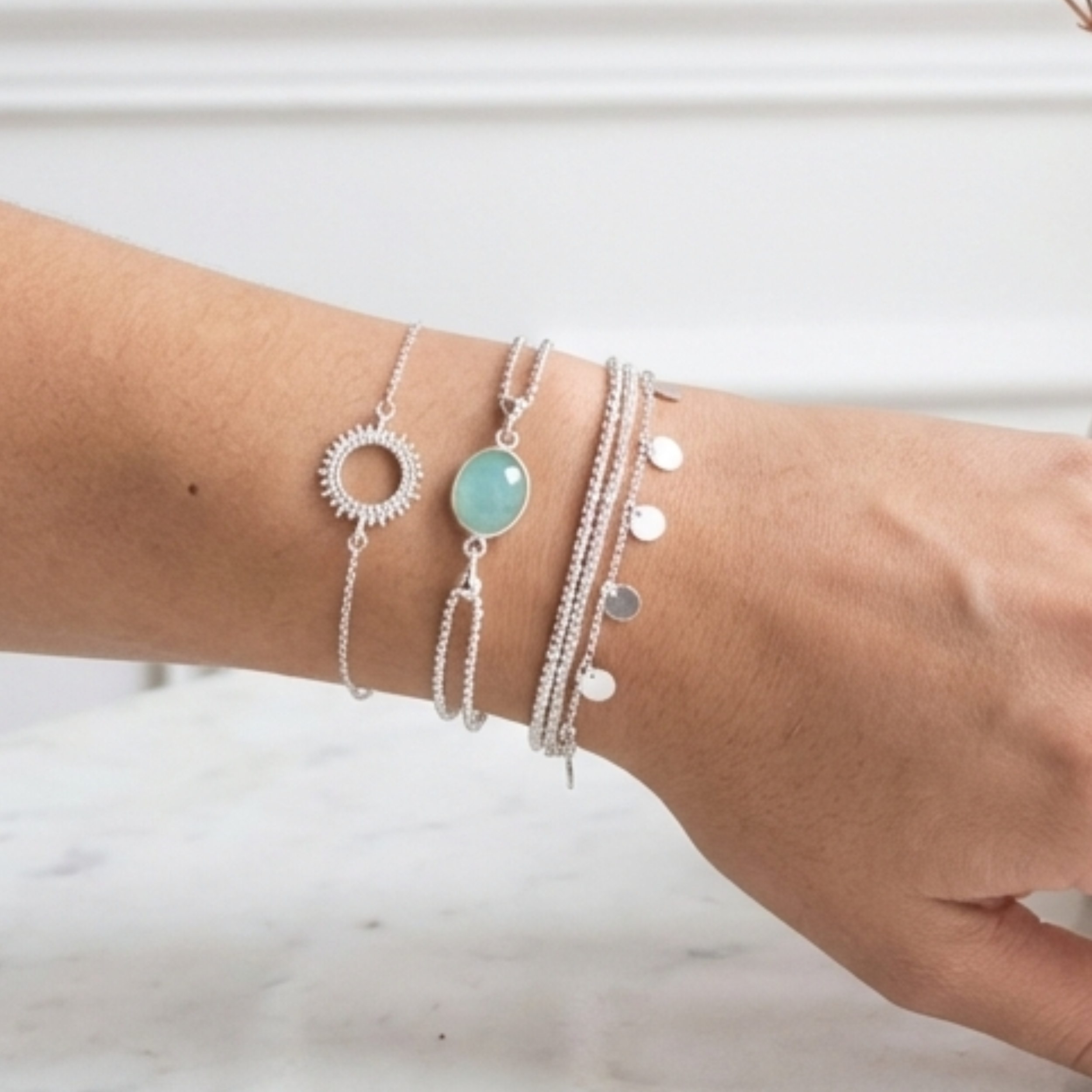 bracelet-argent-925-massif-femme-chaine-double-diamantee-lithotherapie-chyroprase-véritable-linsolente-bijoux