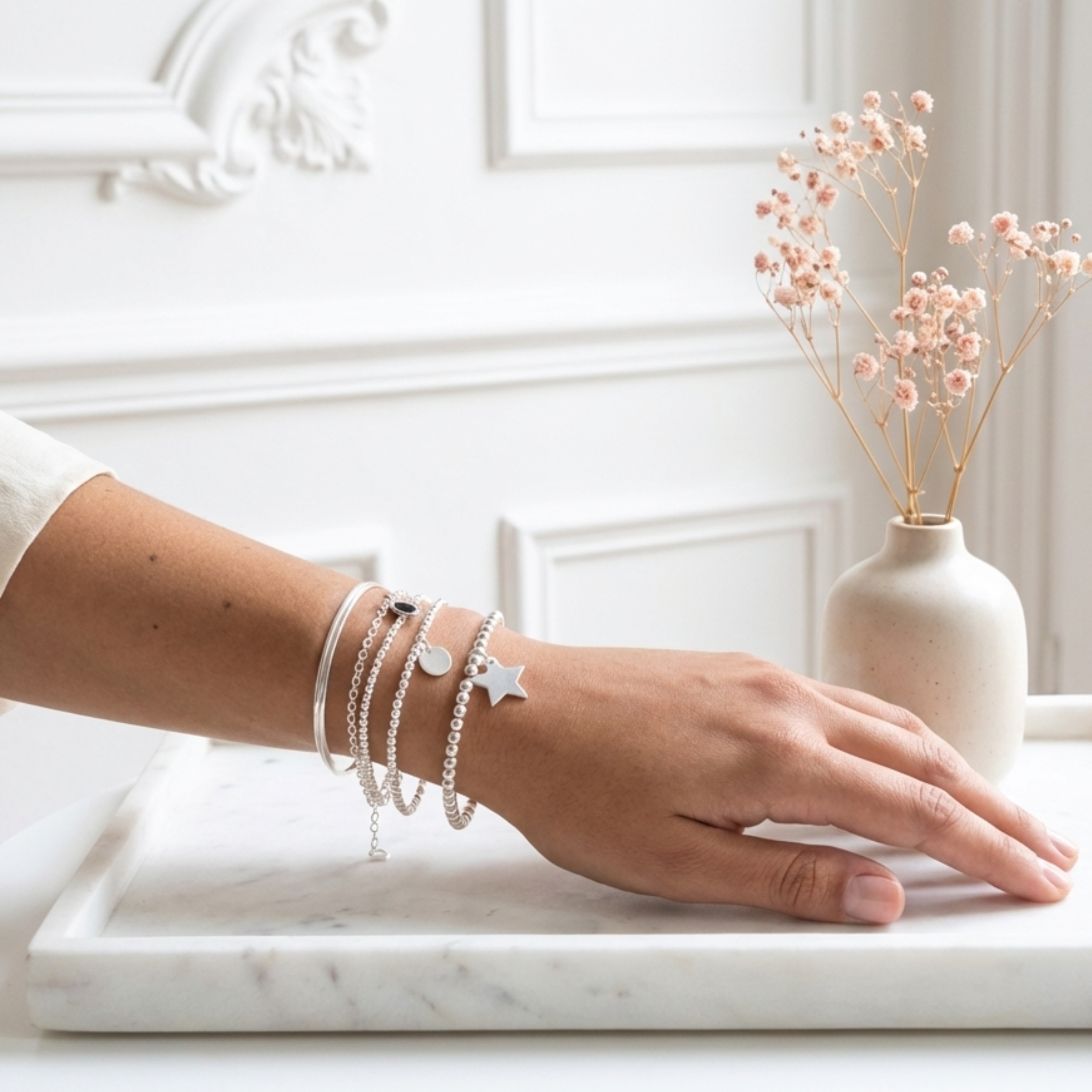 bracelet-perles-argent-925-massif-femme-elastique-etoile-linsolente-bijoux-janice