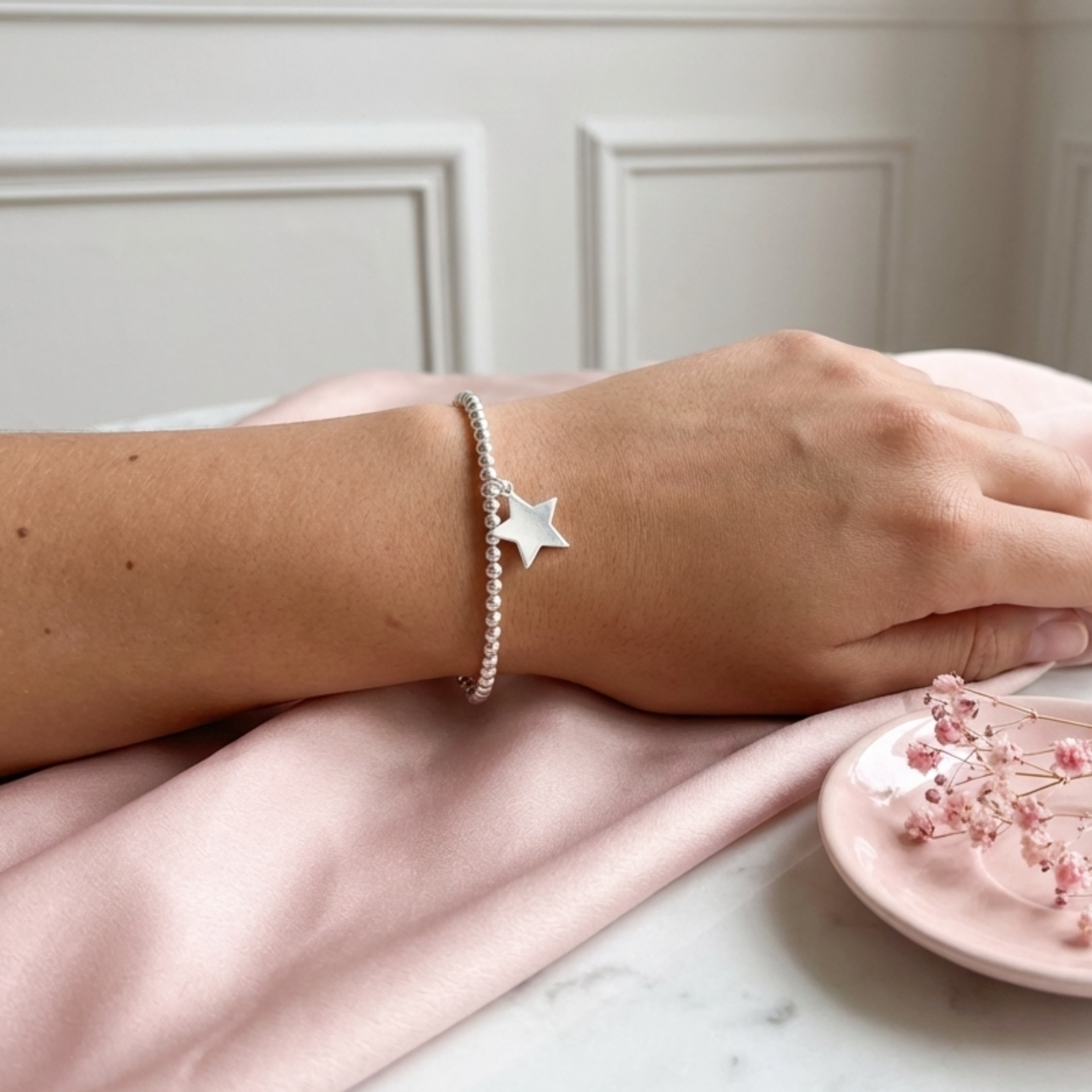 bracelet-perles-argent-massif-925-femme-elastique-etoile-linsolente-bijoux-janice