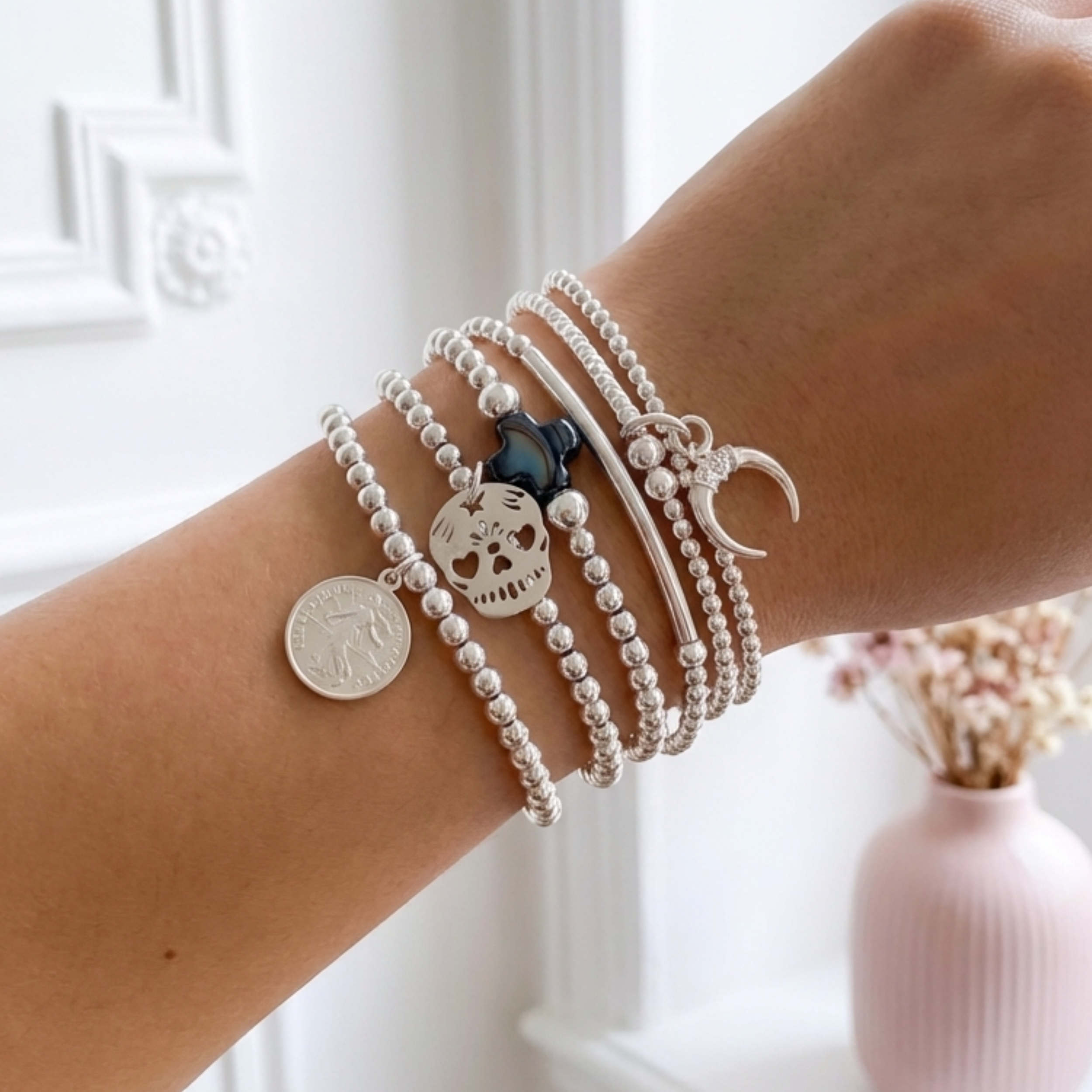 bracelet-perles-argent-massif-925-femme-piece-franc-monnaie-argent-linsolente-bijoux
